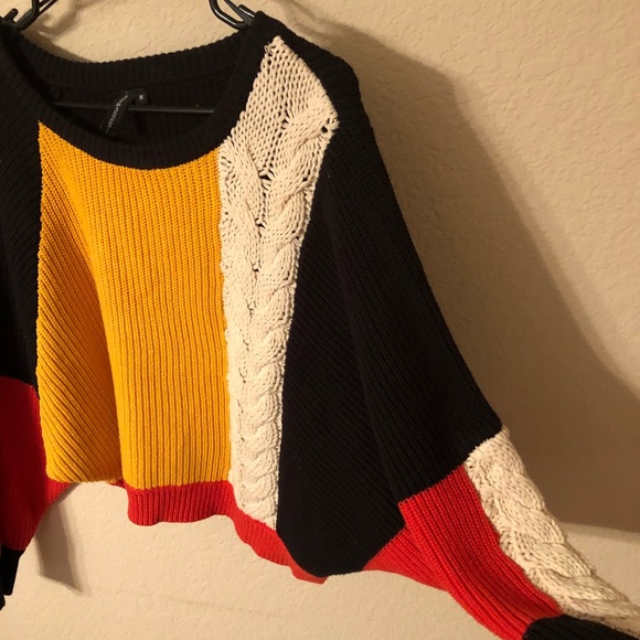 Moon Madison Colorblock Sweater 